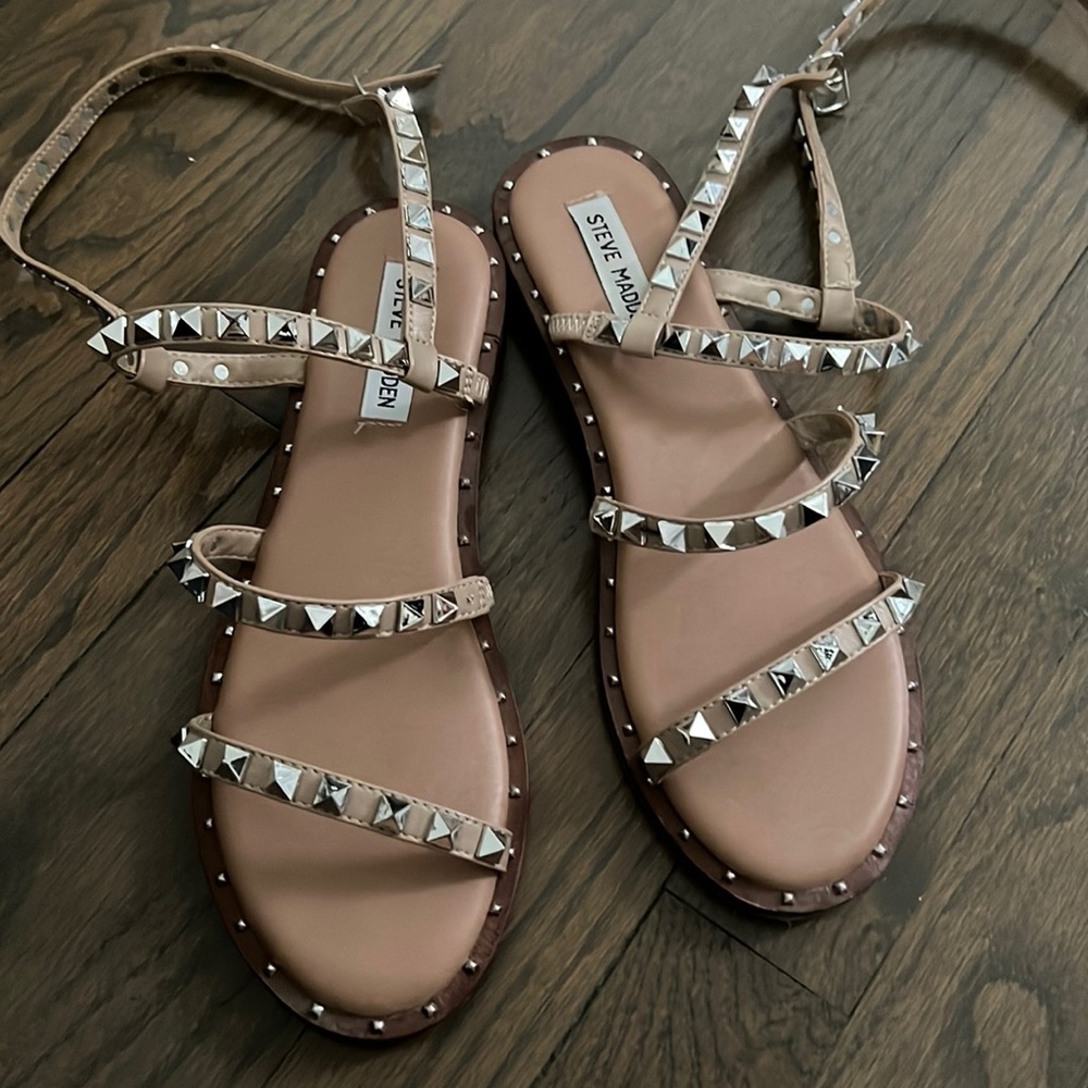 Steve Madden Travel Tan Sandals
